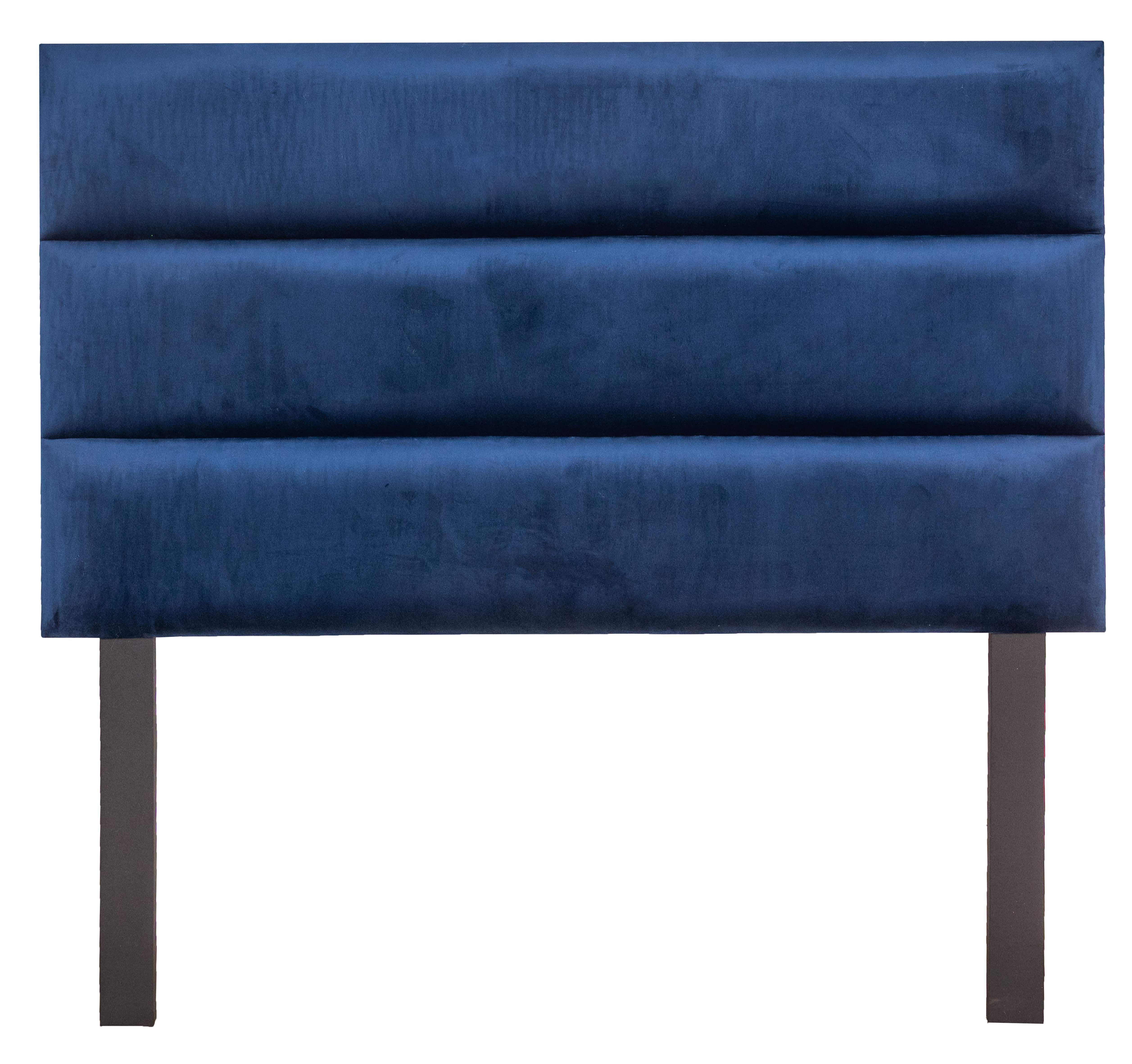 Sky Headboard - Blue Velvet - Queen