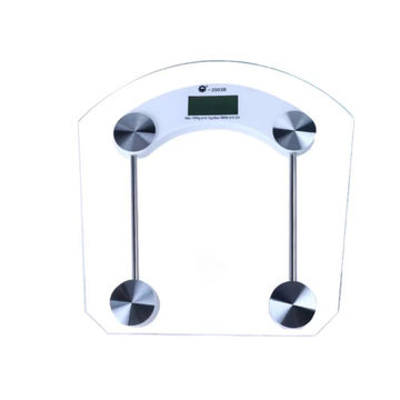 Digital Body Weight Scale 400lb/180kg Clear Glass
