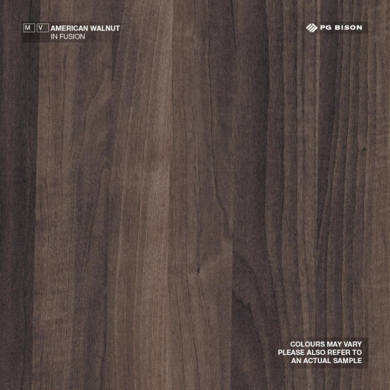 Melamine Chipboard American Walnut Fusion T16mm x W1830mm x L2750mm
