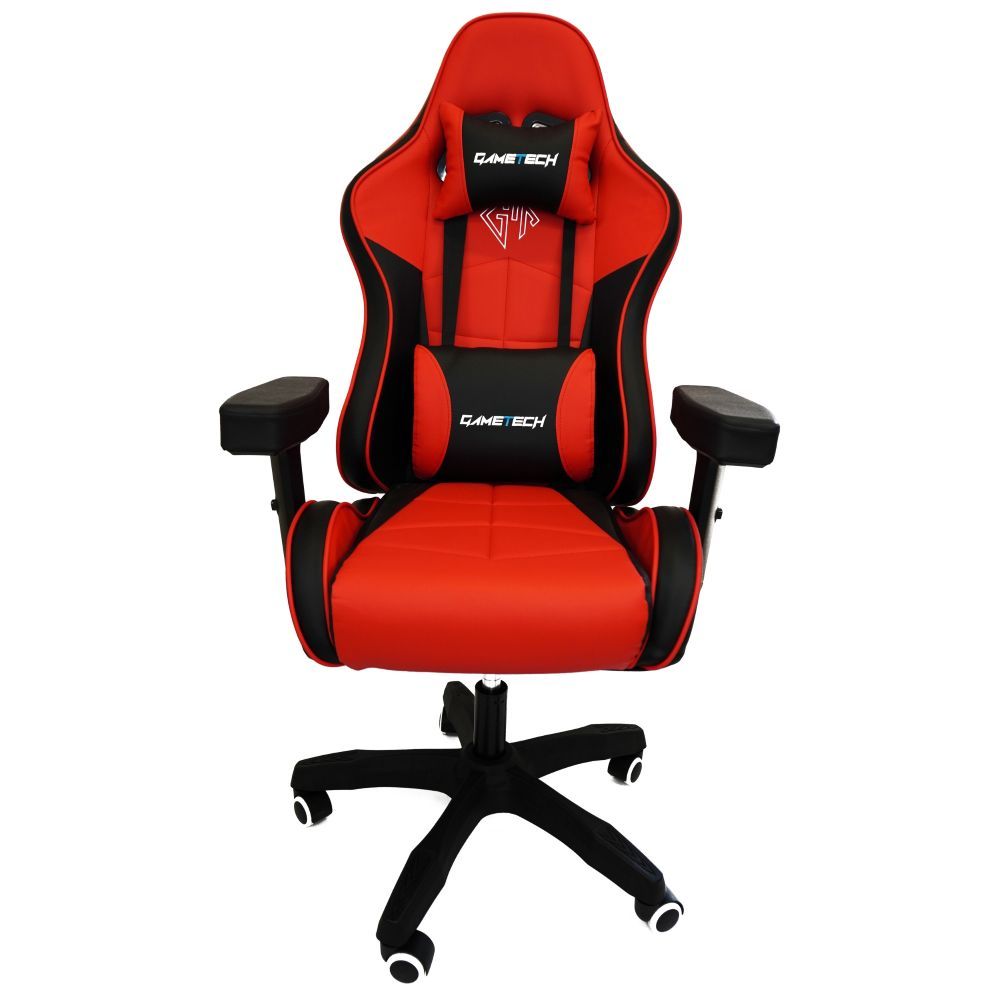 GameTech Premium Gaming Chair - Spider Red