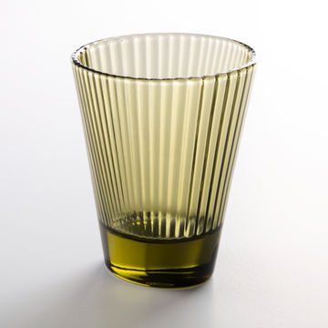 Olivia - Oval Glasses Green Set of 4 in Gift Box