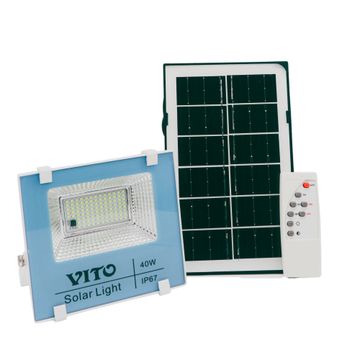Vito 40w Solar Floodlight with Remote Control