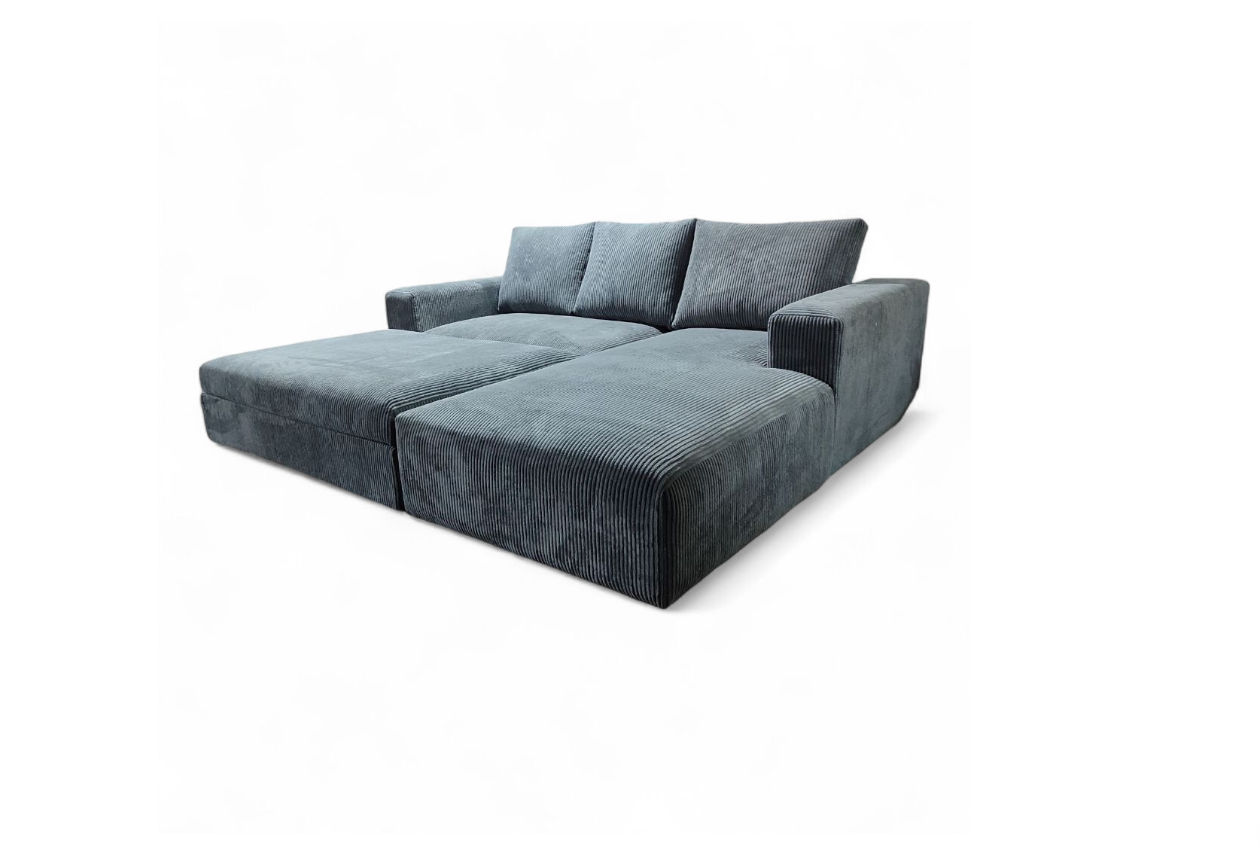 Joshy L Shape Sofa + Storage Ottoman Left sided