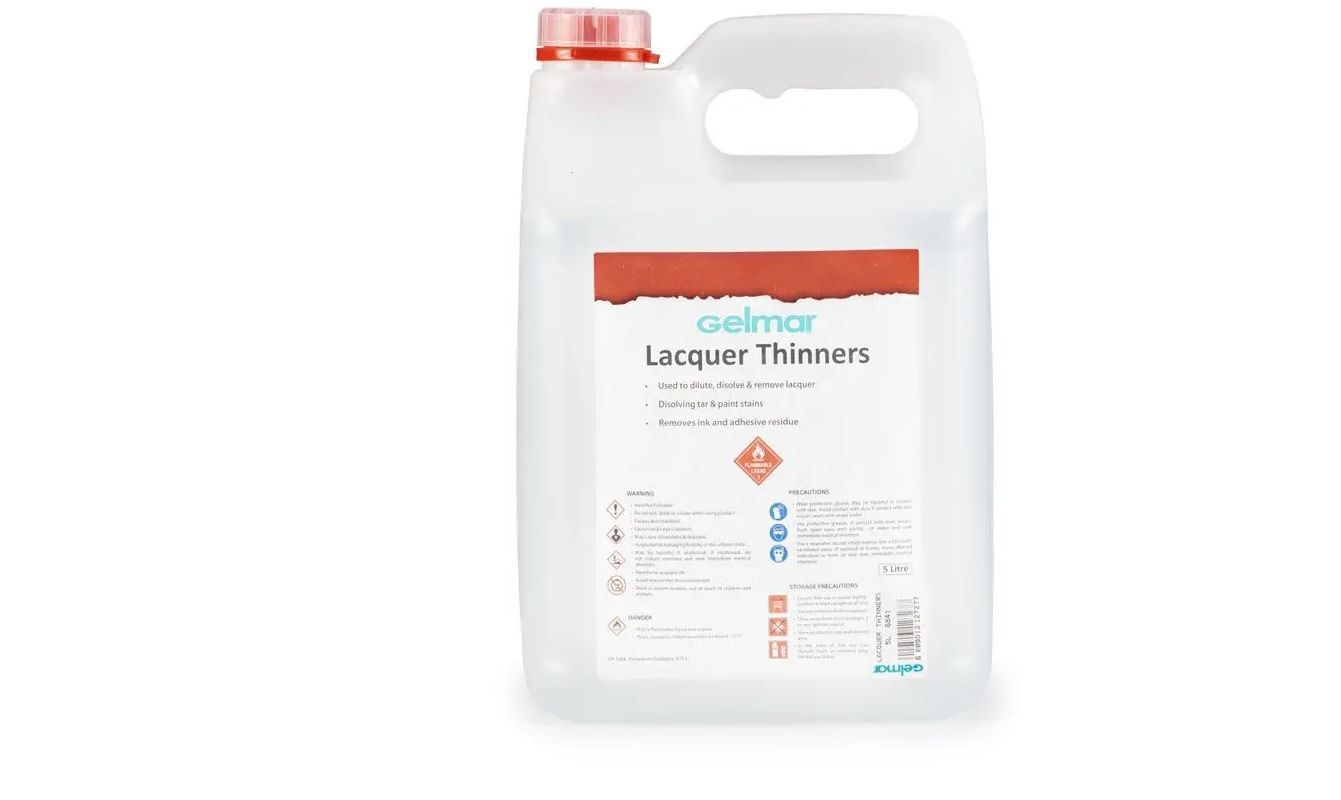 Gelmar Lacquer Thinners, 5L BY WOODLY