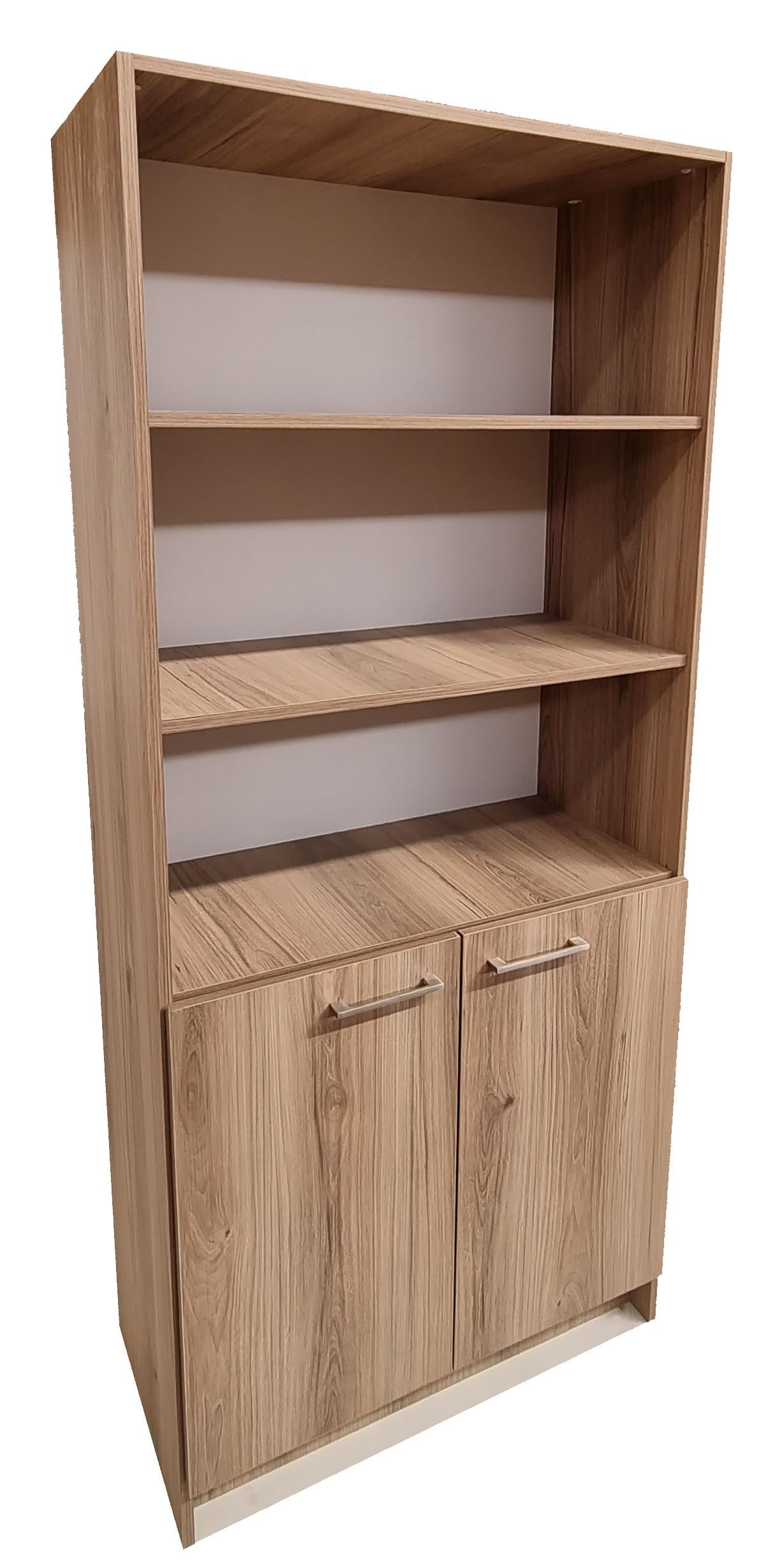 Oxford 5 Shelf, 2 Door Book/Filing Cabinet 60cm - Sahara
