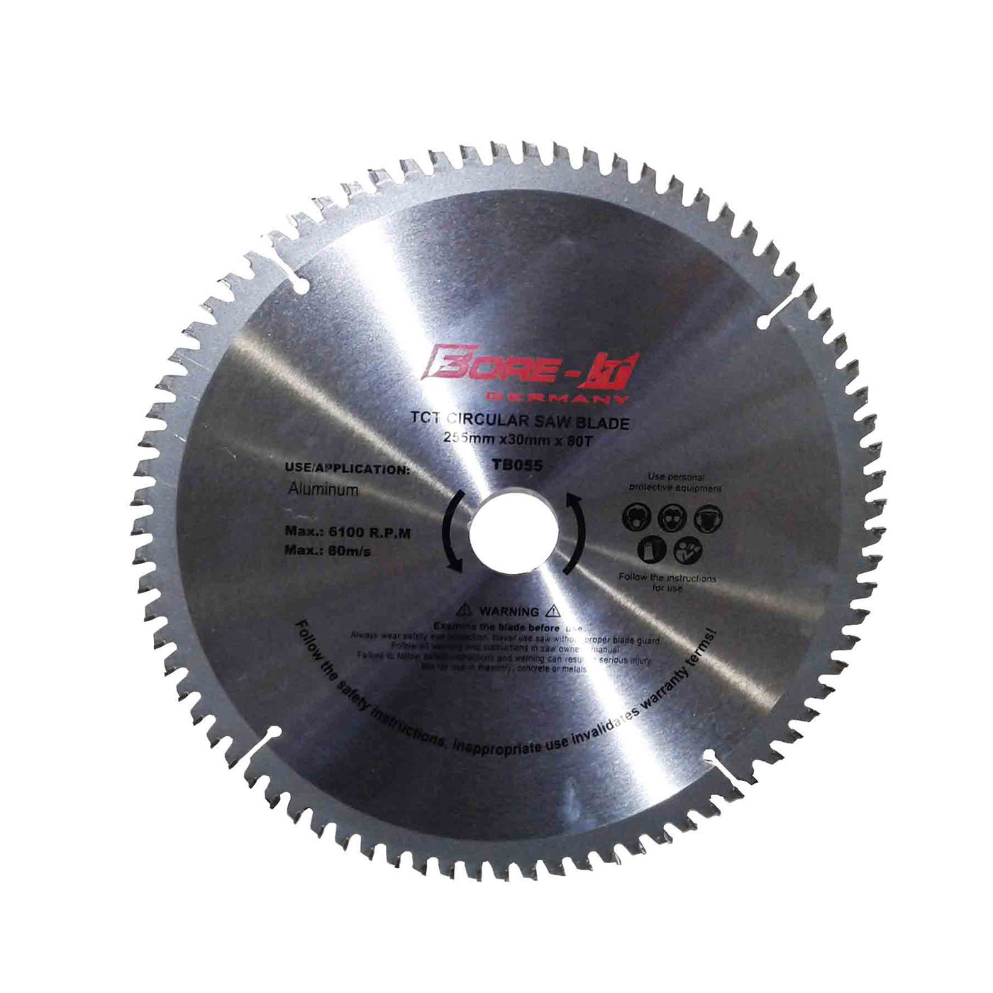 Bore-it - Circular Saw Blade - 305mm X 100t X 30b - Aluminum