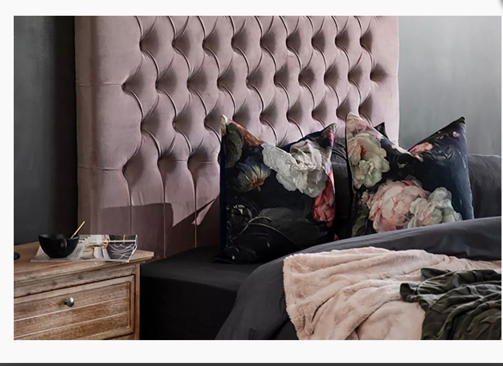 Kate Headboard - King - Velvet Pink