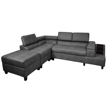 Phoebe L Shape Corner Sofa - SD-grey