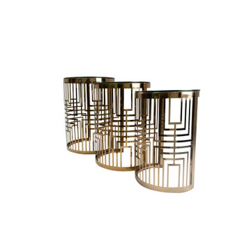 Lily Nesting Coffee Table - Stripe L Shapes
