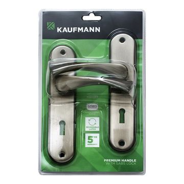 Kaufmann - Lockset 3L Sabs Ms 6Inch Giovanni Bn/Sn