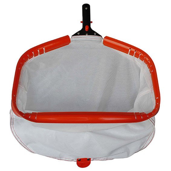 Speck Pumps Pro Fine-Mesh Leaf Rake with V-Clip-High Quality Plastic Handle