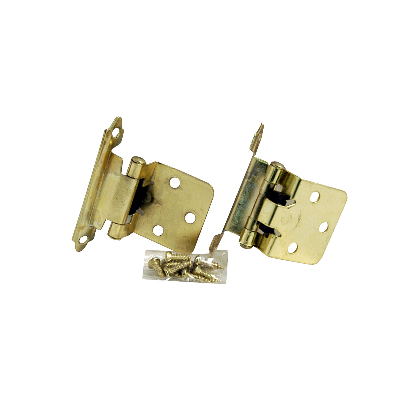 Self Closing Hinge - Brass - Plated - 1/pair - 4 Pack