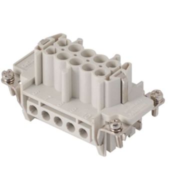 24P+E Female Connector Insert No1-24