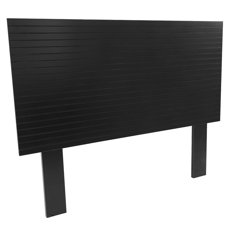 Hamilton Ribbed Headboard King Black