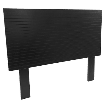 Hamilton Ribbed Headboard King Black