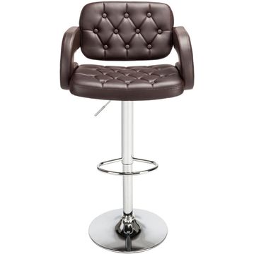 Bar Stools / Kitchen Counter Breakfast Chair/s- Brown - 1 Pack