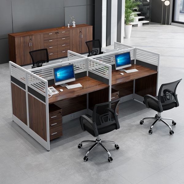 KC FURN  Winsley 4 Seater Workstation with Chairs