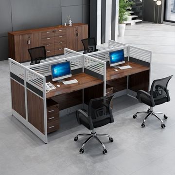 KC FURN  Winsley 4 Seater Workstation with Chairs