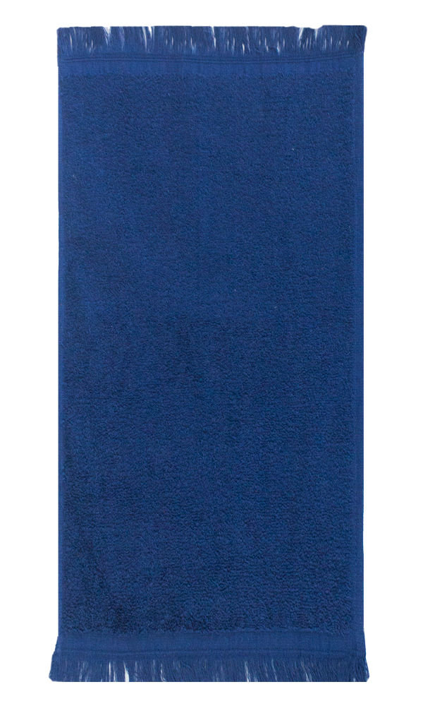 Plush Cotton380 GSM Terry Fringe Guest Towel - Estate Blue (01 Pc Pack)