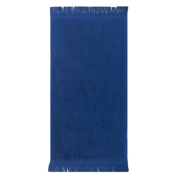Plush Cotton380 GSM Terry Fringe Guest Towel - Estate Blue (01 Pc Pack)