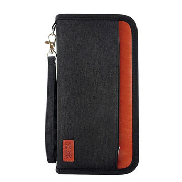 Travel Passport Holder RFID Blocking Card Wallet Document Tickets Organizer