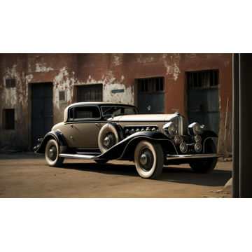 Canvas Wall Art -  Rolls Royce Phantom 1932- B1480 - [120 x 80 cm]