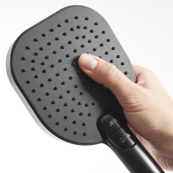 Sensea Remix Hand Shower Black 2 Jets + Eco Stop 