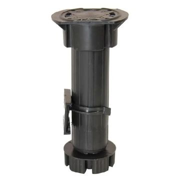 Kitchen Leg, Adjustable, H130mm - 202mm, 4 Pieces with Clips BY WOODLY