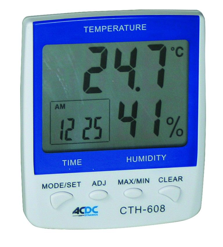 Digital Indoor Thermometer/Hygrometer/Clock
