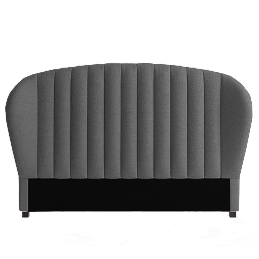 Ruth Boucle Headboard Coco-Boucle-Charcoal King