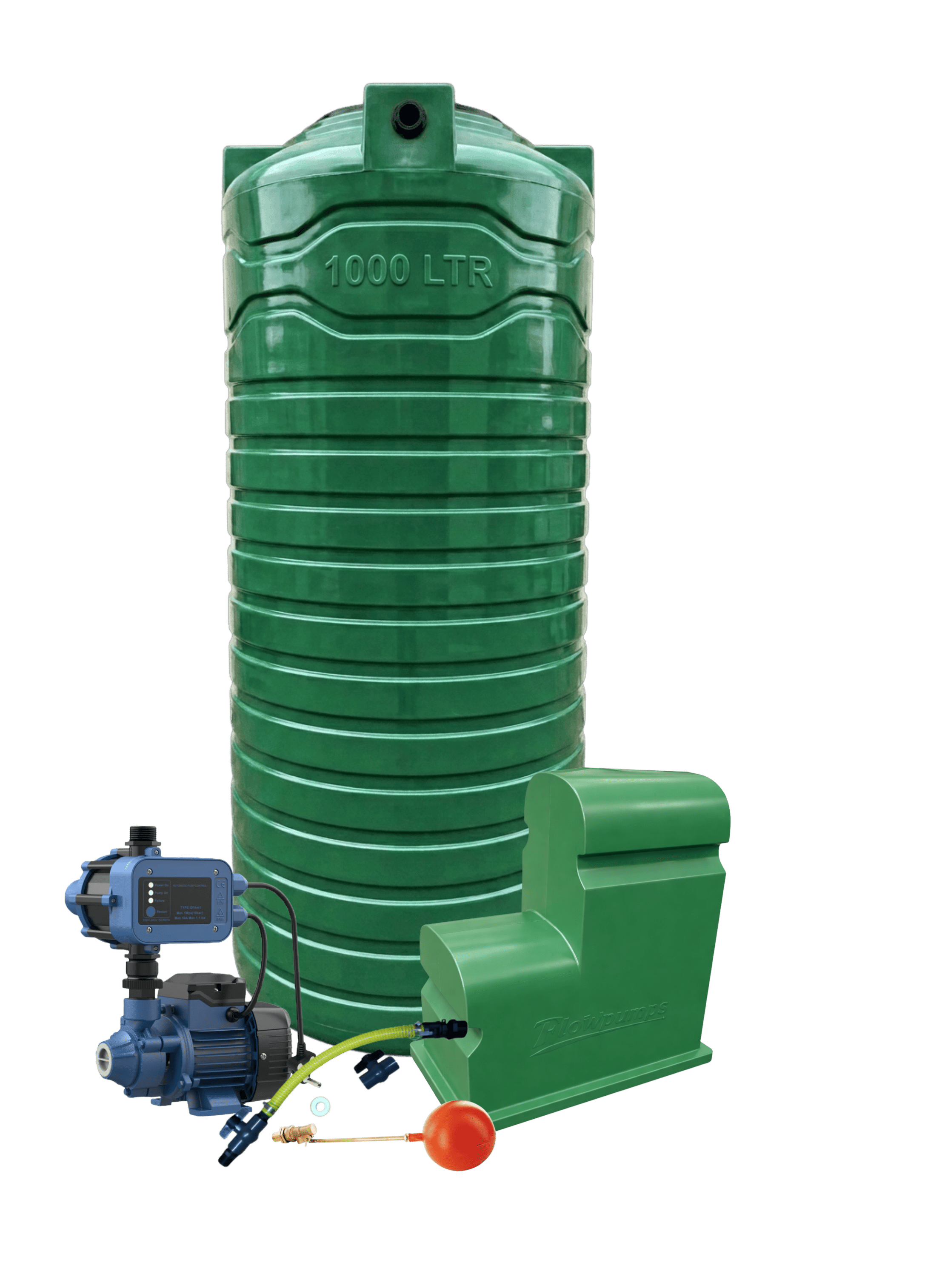 1000L Slimline Complete Combo Cape Green 0.37kW