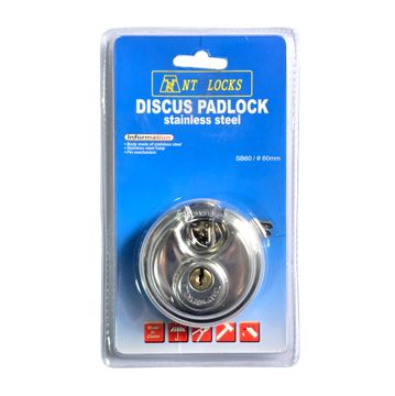 NT TOOLS Discus Security Padlock 60mm