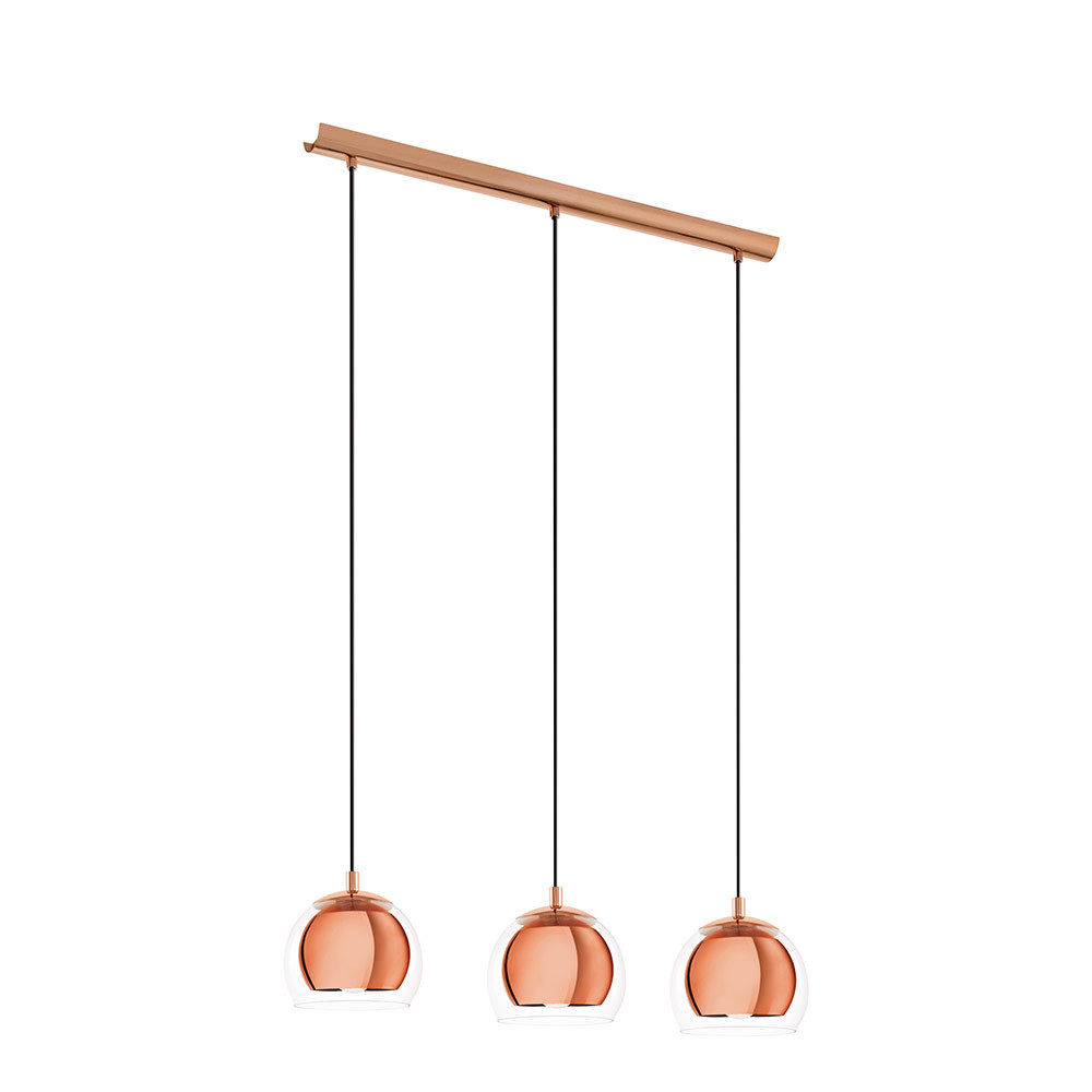 Rocamar - 3 Lights - Pendant - 780mm - Copper