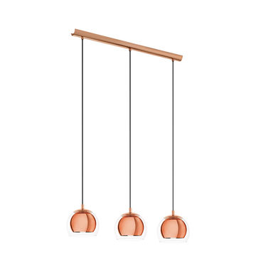 Rocamar - 3 Lights - Pendant - 780mm - Copper