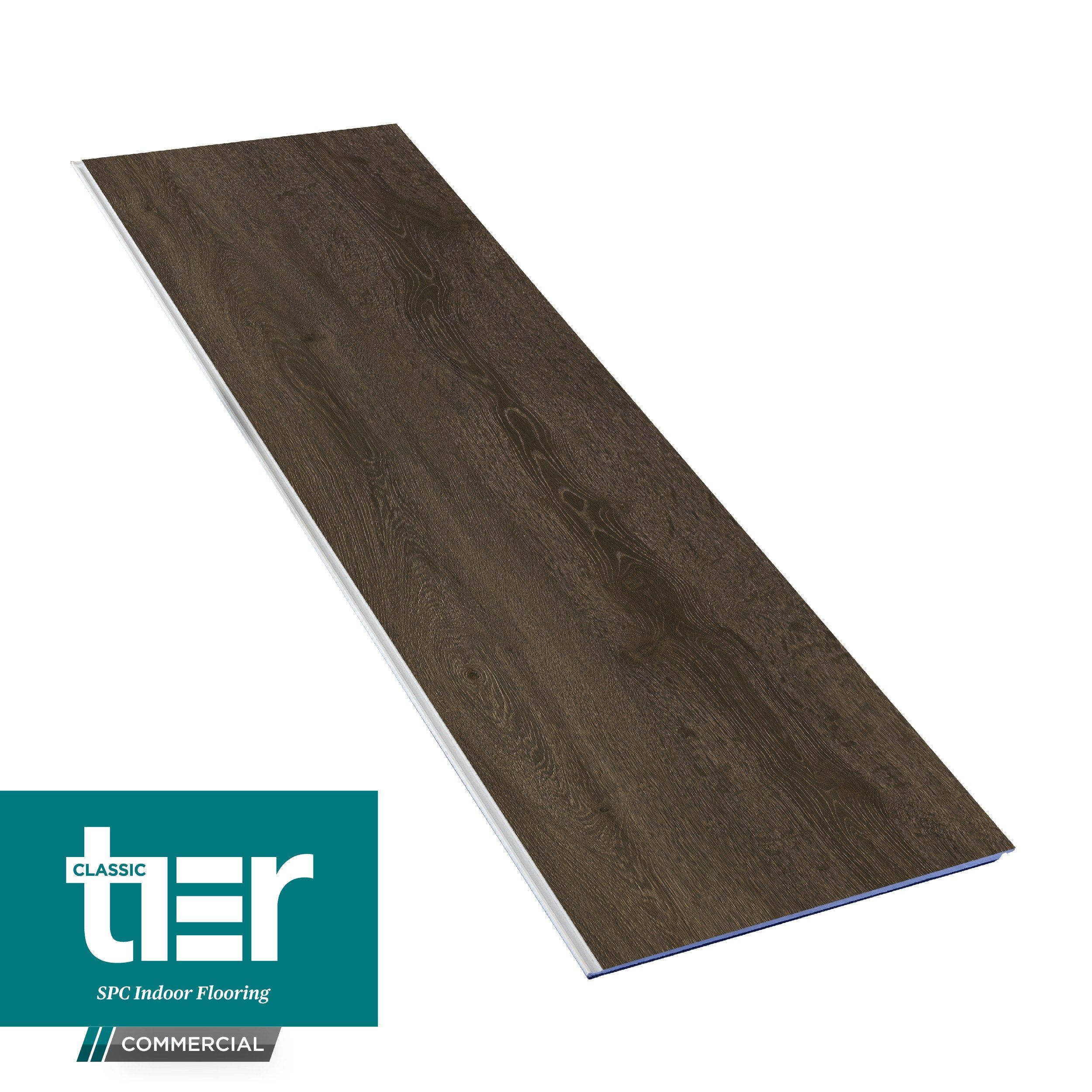 TIER Classic Commercial, Washed Walnut, SPC Vinyl Flooring with CarbideCore™ Technology 181 x 1220 x 8 pcs- (1.77m2 p/box)