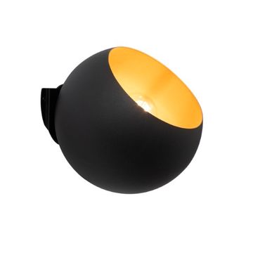 The Lighting Warehouse - Wall Light Lava Black/Gold