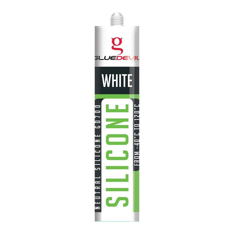Gluedevil Silicone Neutral White 280Ml - 3 Pack