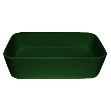Modicum (Small) ThruColour Forest Green Counter Top Basin