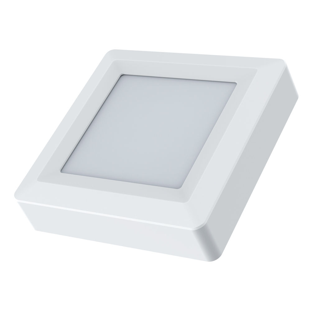 Eurolux Square LED Indoor Ceiling Light 120mm White 4000K