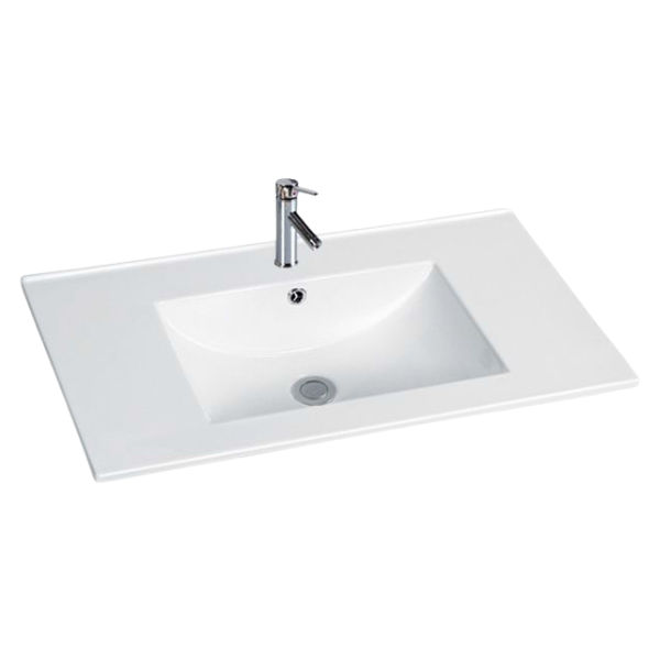 VANITY BASIN - WHITE - MILANO - 800X460X180MM