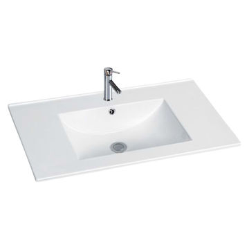 VANITY BASIN - WHITE - MILANO - 800X460X180MM