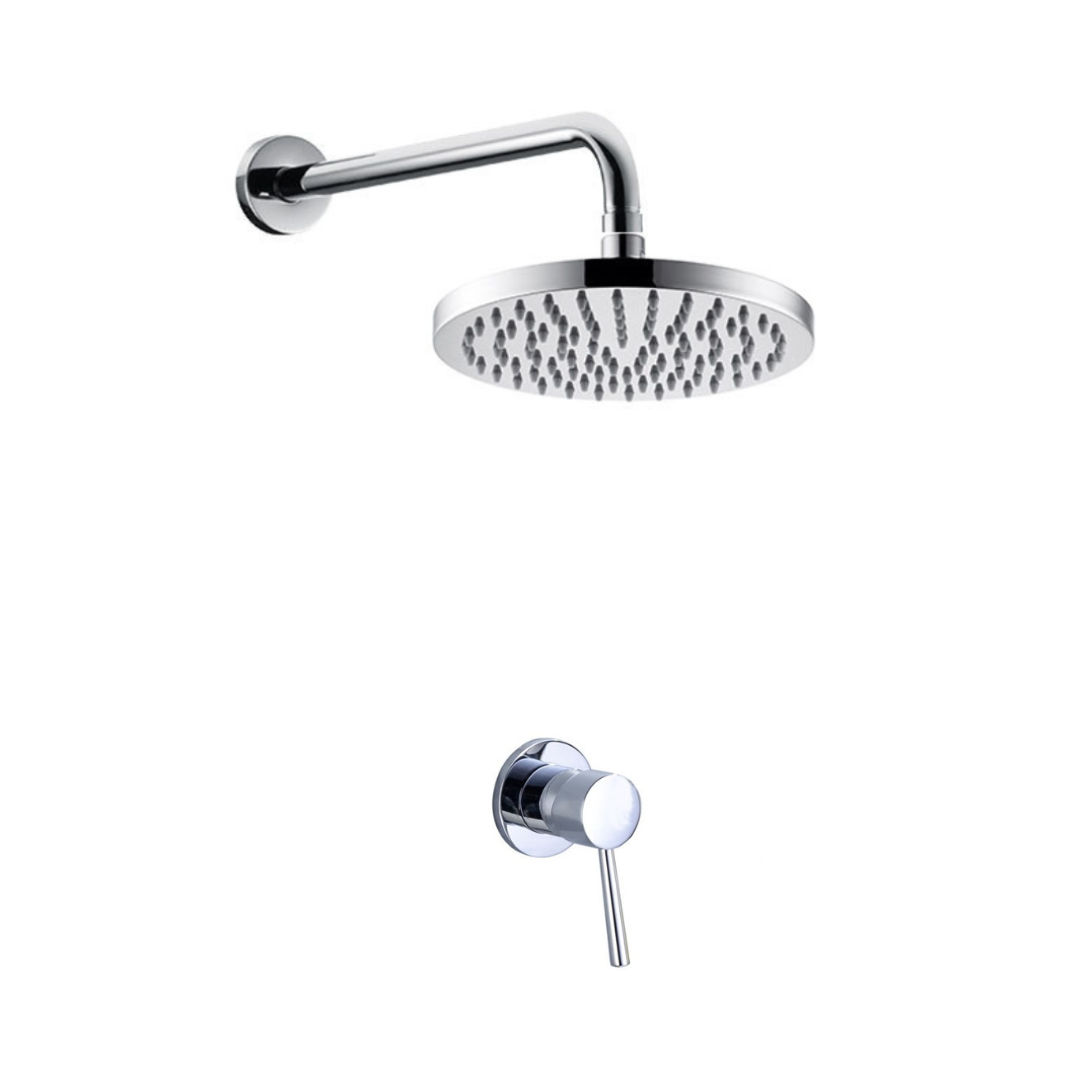 Trendy Taps Premium Quality Chrome Shower Head & Fine Mixer