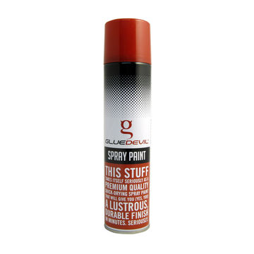 Glue Devil - Spray Paint - Signal Red - 300ml - 4 Pack