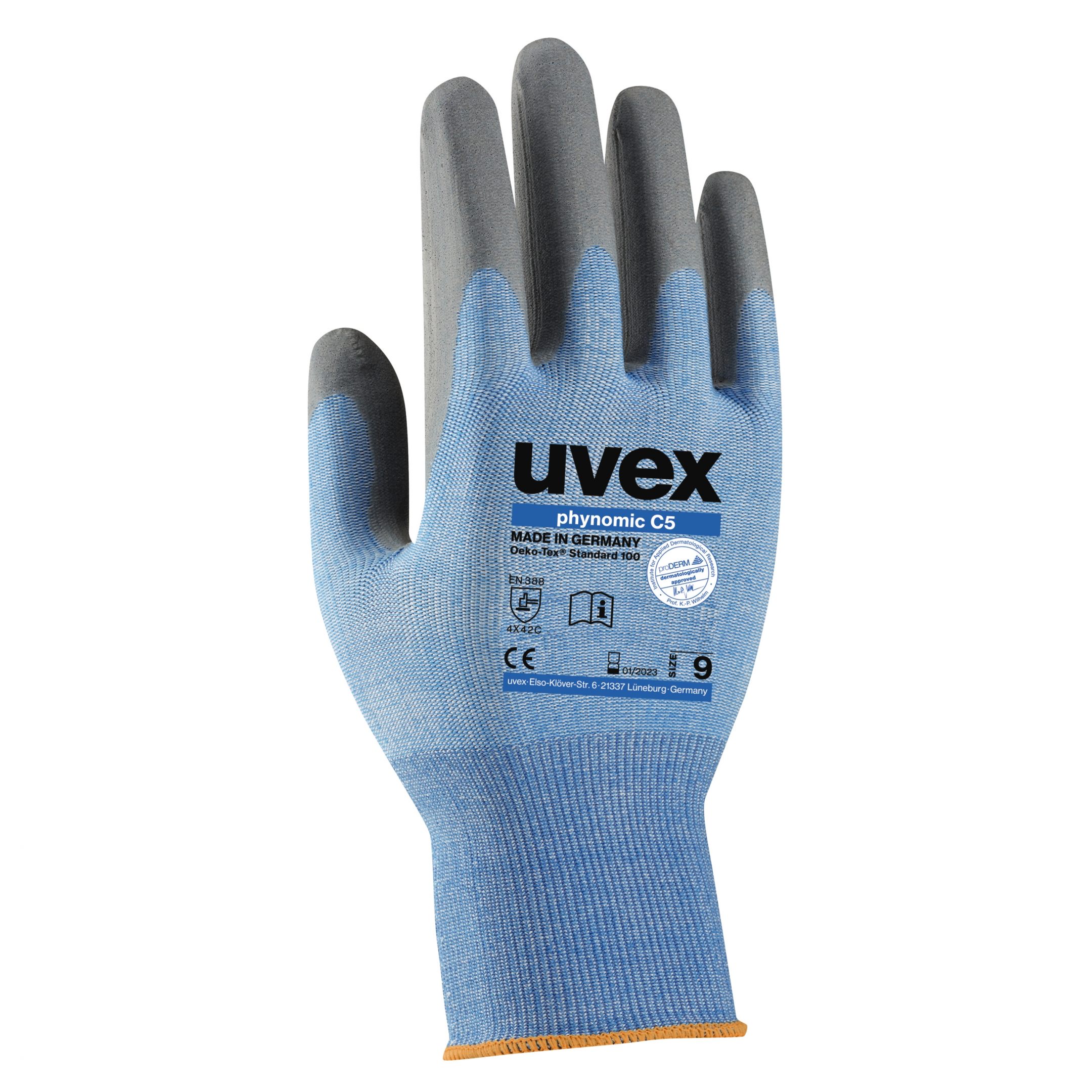 uvex Phynomic C5 Cut Protection Gloves - S