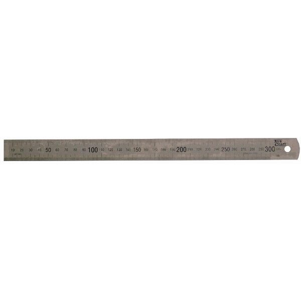 Stainless Steel 300X25X1.0Mm Ruler