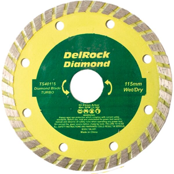 Diamond Blade 115Mm Turbo Delrock