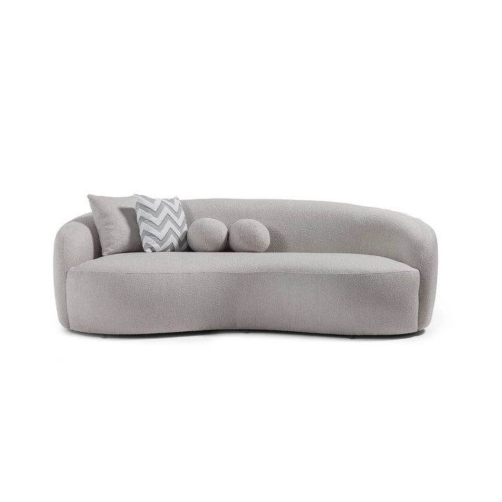 Shailo Curved Sofa Grey