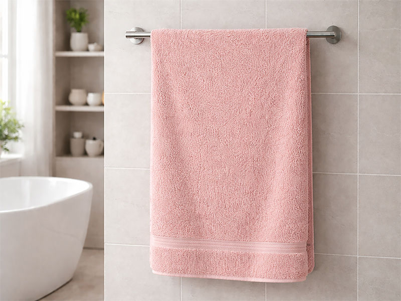 Plush 450GSM 90x150cms Bath Sheets - English Rose(1pc Pack)