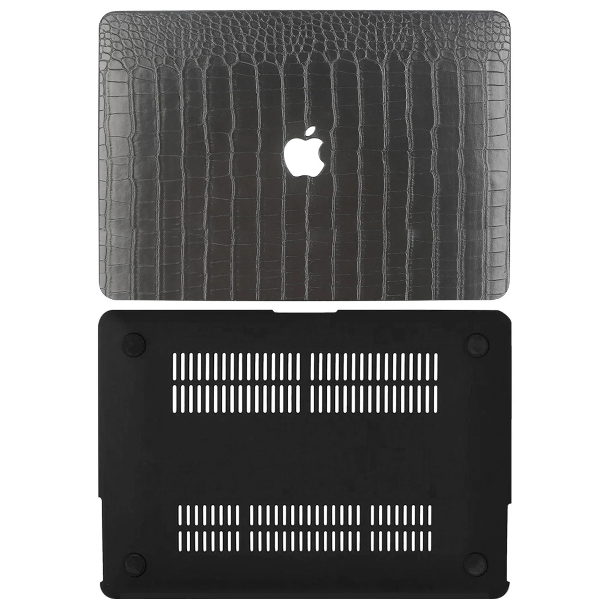 PU Leather Case Hard Shell for 2022 MacBook Air 13.6 inch - Croc
