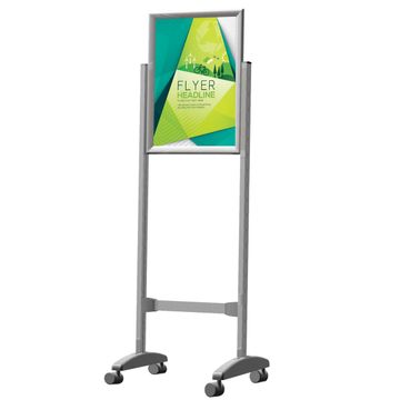 Poster Frame Stand (A1 - Double Sided - Castors)